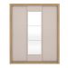 Guarda Roupa Casal 3 Portas Vero c/ Espelho 32270 Amêndola Touch / Off White Demóbile