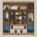 Guarda Roupa Casal 4 Portas Com Espelho 64110ES Amendola Off White Demobile