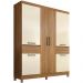 Guarda Roupa Casal 6 PT 2 GV 62760 Amendola Off White Demobile