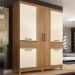 Guarda Roupa Casal 6 PT 2 GV 62760 Amendola Off White Demobile
