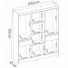 Guarda Roupa Casal 6 PT 2 GV 62760 Amendola Off White Demobile
