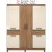 Guarda Roupa Casal 6 PT 2 GV 62760 Amendola Off White Demobile