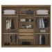 Guarda Roupa Casal 6 Portas 267cm 63370 Sumatra Amendola Touch Demobile