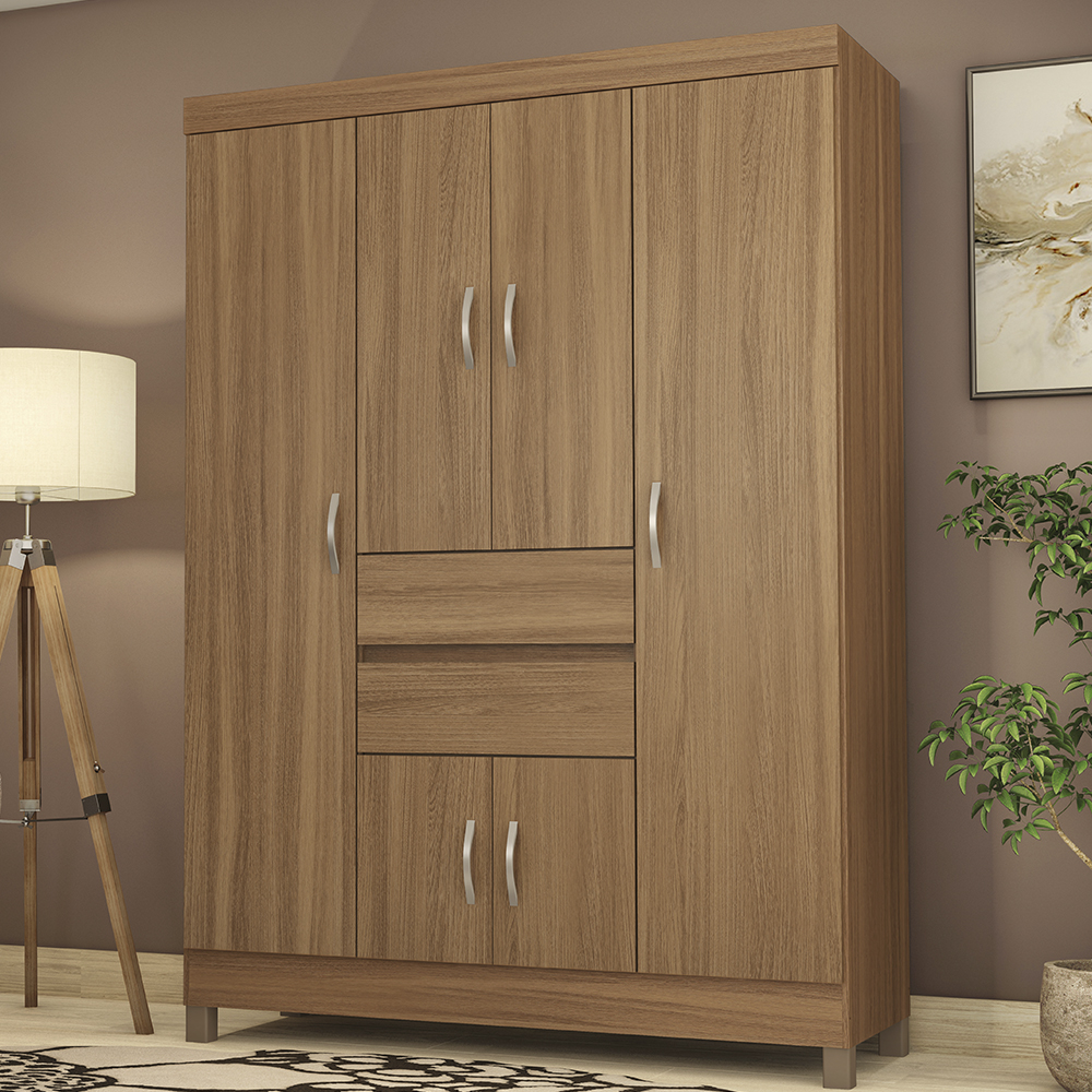 Guarda Roupa Casal 6 Portas 62020 Amendola Demobile