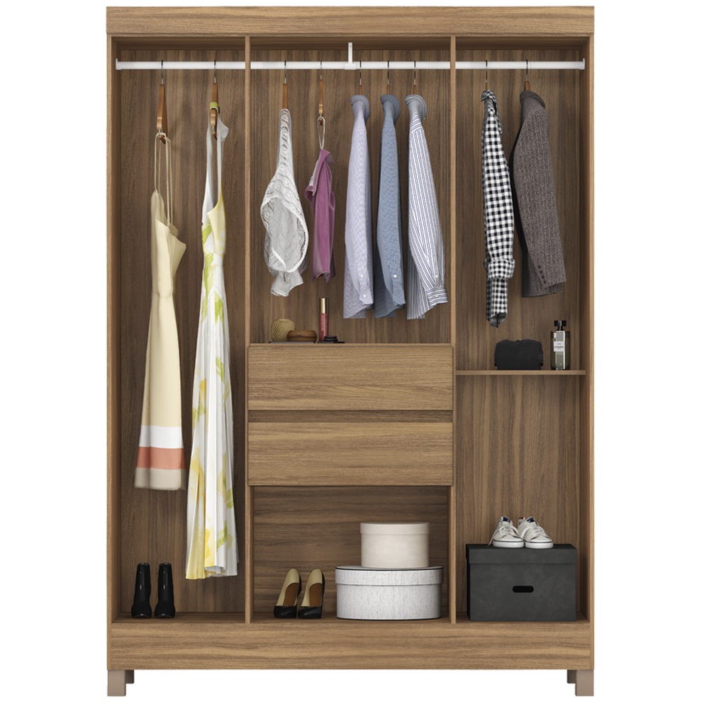 Guarda Roupa Casal 6 Portas 62020 Amendola Demobile