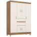 Guarda Roupa Casal 6 Portas Ecom ll 62020 Amendola Off White Demóbile - Rocha Móveis