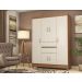 Guarda Roupa Casal 6 Portas Ecom ll 62020 Amendola Off White Demóbile - Rocha Móveis