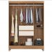 Guarda Roupa Casal 6 Portas Ecom ll 62020 Amendola Off White Demóbile - Rocha Móveis