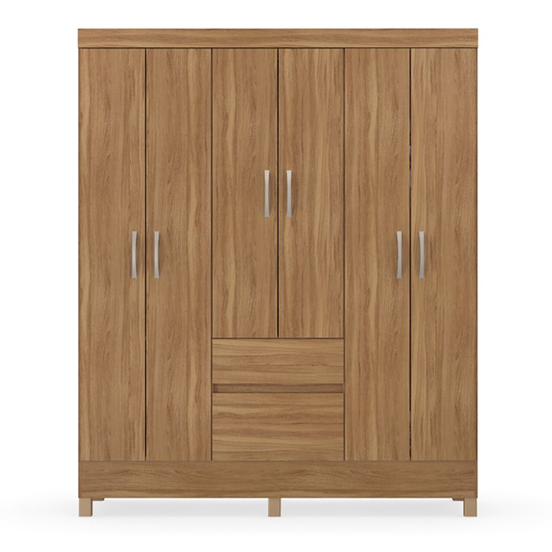 Guarda Roupa Casal 6 Portas Flash ll 62920 Amêndola Touch Demóbile