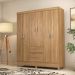 Guarda Roupa Casal 6 Portas Flash ll 62920 Amêndola Touch Demóbile