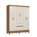 Guarda Roupa Casal 6 Portas Flash ll 62920 Amendola Off White Demóbile - Rocha Móveis