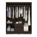 Guarda Roupa Casal 6 Portas Flash ll 62920 Ébano Touch Demóbile