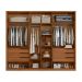 Guarda Roupa Casal 6 Portas Lisboa Nogueira Touch