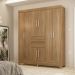 Guarda Roupa Casal 8 Portas Munique 82060 Amêndola Touch Demóbile
