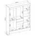 Guarda Roupa Casal 8 Portas Munique c/ Espelho 82060EL Branco Demóbile - Rocha Móveis