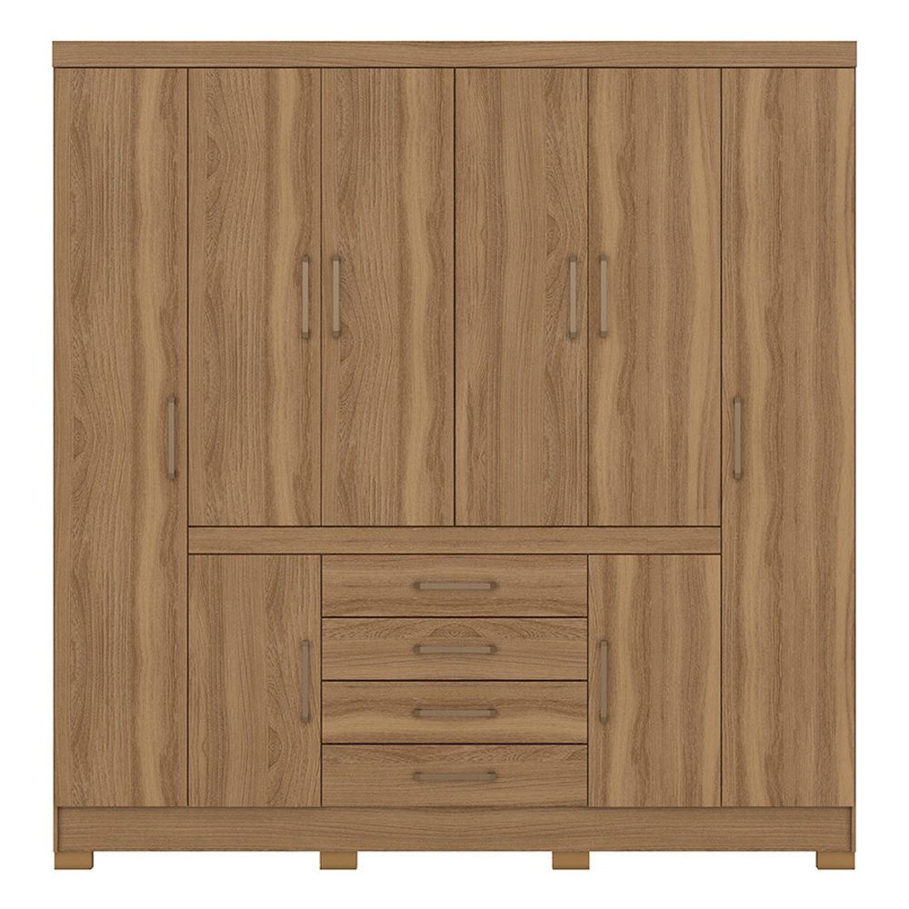Guarda Roupa Casal 8 Portas New Realce 84020 Amêndola Touch Demóbile
