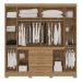 Guarda Roupa Casal 8 Portas New Realce 84020 Amêndola Touch Demóbile