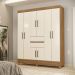 Guarda Roupa Casal 8 Portas Terni Amendola Off-White