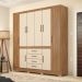Guarda Roupa Casal 8 Portas Trieste Amendola Off-White