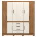 Guarda Roupa Casal 8 Portas Trieste Amendola Off-White