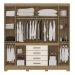Guarda Roupa Casal 8 Portas Trieste Amendola Off-White