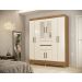 Guarda Roupa Casal 8 Portas com Espelho Terni Amendola Off-White