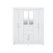 Guarda Roupa Casal 8 Portas com Espelho Terni Branco
