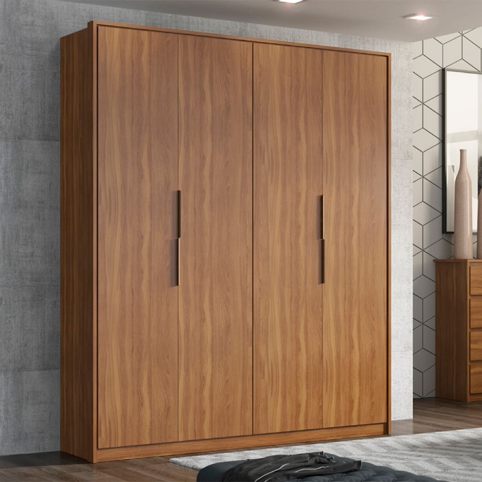 Guarda-Roupa Casal Attore 4 Portas 3 Gavetas Amendola Touch