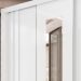 Guarda Roupa Casal Espelho 3 PT Correr 32120 Branco Demobile