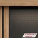 Guarda Roupa Casal Espelho 3 PT Correr 32220 Amendola Nude Preto Flex Demobile