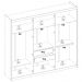 Guarda Roupa Casal MDF 06 Portas 62080 Amendola Off White Demobile