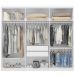 Guarda Roupa Casal MDF 06 Portas 62080 Branco Demobile