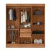 Guarda-Roupa Casal Marine 6 Portas 2 Gavetas Amendola