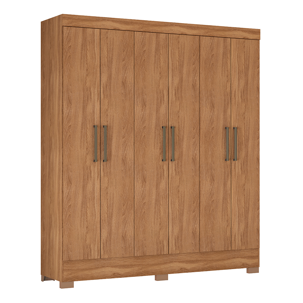 Guarda-Roupa Casal Marine 6 Portas 2 Gavetas Amendola