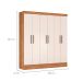 Guarda-Roupa Casal Marine 6 Portas 2 Gavetas Amendola e Off White