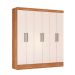 Guarda-Roupa Casal Marine 6 Portas 2 Gavetas Amendola e Off White
