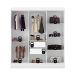 Guarda-Roupa Casal Marine 6 Portas 2 Gavetas Branco