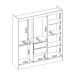 Guarda-Roupa Casal Marine 6 Portas 2 Gavetas Branco