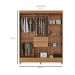 Guarda-Roupa Casal Munique 8 Portas 2 Gavetas Amêndola
