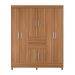 Guarda-Roupa Casal Munique 8 Portas 2 Gavetas Amêndola