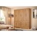 Guarda-Roupa Casal New Murano 10 Portas 3 Gavetas Amêndola