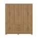 Guarda-Roupa Casal New Murano 10 Portas 3 Gavetas Amêndola