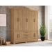 Guarda-Roupa Casal New Murano 10 Portas 3 Gavetas Amêndola