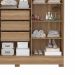 Guarda-Roupa Casal Prático 6 Portas 3 Gavetas Amêndola