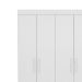 Guarda-Roupa Casal Prático 6 Portas 3 Gavetas Branco