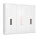Guarda-Roupa Casal Sumatra 6 Portas 3 Gavetas Branco