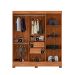 Guarda-Roupa Casal Verso 6 Portas 2 Gavetas Amendola e Off White