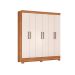 Guarda-Roupa Casal Verso 6 Portas 2 Gavetas Amendola e Off White