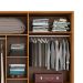 Guarda-Roupa Casal com 2 Espelhos Atrice 6 Portas 6 Gavetas Amêndola