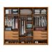 Guarda-Roupa Casal com 2 Espelhos Atrice 6 Portas 6 Gavetas Amêndola